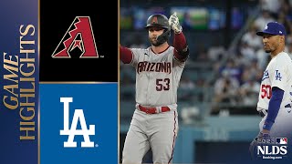 Dbacks vs Dodgers Game 1 Highlights 10723  MLB Highlights [upl. by Corena672]