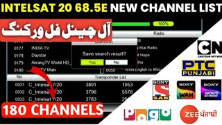 INTELSAT 20 685E NEW CHANNEL LIST  INTELSAT 20 685E NEW UPDATES  INTELSAT 20 685E STRONG TP [upl. by Dorey]