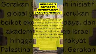 Gerakan Boycott Divestment SanctioBDS palestina shorts gerakanboikot [upl. by Divd]