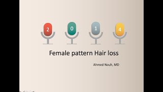 Female Pattern Hair Loss Dosage calculation in Dermatology [upl. by Bork]