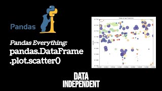 Pandas Scatter  pdDataFrameplotscatter [upl. by Bibbye]