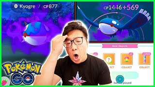 I Caught Shadow Kyogre And Its SUPER GODLY in Pokemon Go Battle Great League [upl. by Oigroeg]