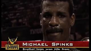 Mike Tyson vs Michael Spinks 2761988  WBC WBA amp IBF World Heavyweight Championships [upl. by Oberstone]