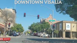 Downtown Visalia California Drive Around and things to do [upl. by Ydnil]