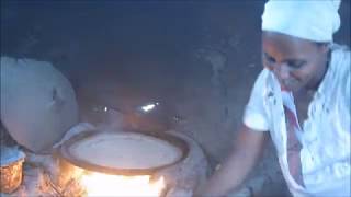 How to make traditional Ethiopian injera  Ethiopian cuisine [upl. by Ahsrat]