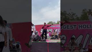 Clement Anna live singing at RANG MILANG Holi event 2024 festival holi hyderabad band [upl. by Nils]