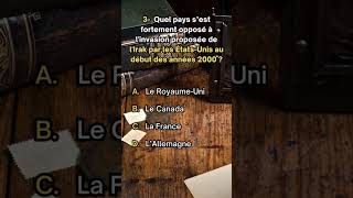 Quiz Connaissance Générale quiz connaissance apprendre shorts subscribe [upl. by Carney125]