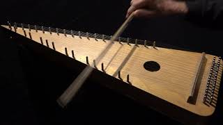 Hymn Tune quotIRISHquot Bowed Psaltery [upl. by Nylhtiak580]