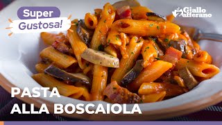 PASTA alla BOSCAIOLA Un grande classico dal sapore autunnale 🍂😋🍄 RICETTA FACILE e GUSTOSA [upl. by Matheson72]