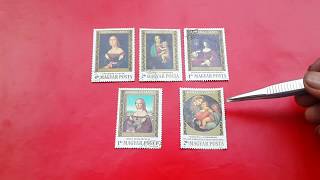 Perangko Magyar Posta Raffaello Santi Rare Stamps For Sale [upl. by Xuaegram]