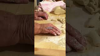 How 89yr old Caterina makes pasta from scratch pasta homemadepasta shorts [upl. by Favin1]