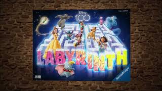 Gry planszowe Ravensburger Labyrinth wersja podstawowa i nowość Labyrinth Disney 100 [upl. by Attenaej]