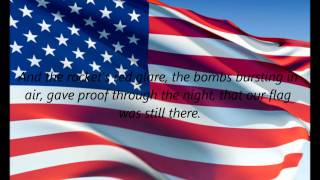 American National Anthem  quotThe Star Spangled Bannerquot EN [upl. by Niwre675]