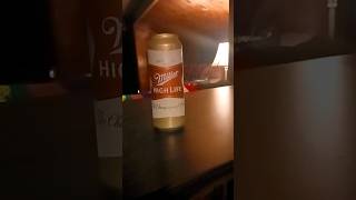 Beer review Miller High Life The Champagne of Beers youtubeshorts beerreview millerhighlife [upl. by Ellenwad960]