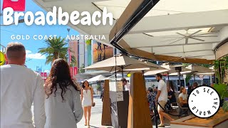 4K  🇦🇺BROADBEACH  GOLD COAST  AUSTRALIA 🇦🇺 Sunday Walk [upl. by Refinej]