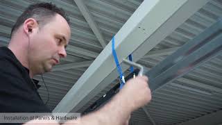 Elite Sectional Garage Door Fitting Video [upl. by Une]