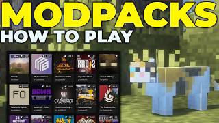 How To Get Modpacks in Minecraft Java Edition [upl. by Aurelius]