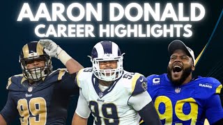 Aaron Donald Career Highlights  Greatest Defensive Tackle of AllTime  🐐 [upl. by Vera]