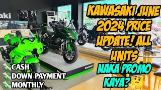 April 2024 Kawasaki Big Bike Price Update SRP Downpayment Monthly Installment All Units [upl. by Fogg]