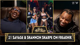 21 Savage amp Shannon Sharpe On Freaknik  CLUB SHAY SHAY [upl. by Ahsiyk456]