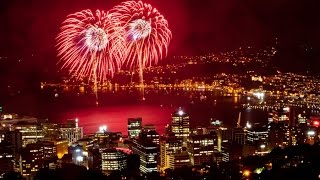 Professional Pyrotechnics New Zealands largest Fireworks Skyshow Wellington [upl. by Meggs321]