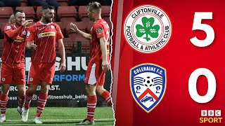 HIGHLIGHTS  Cliftonville 50 Coleraine [upl. by Arul]