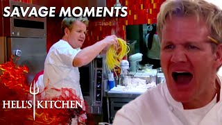 Gordon Ramsay Being Absolutely Savage  Hells Kitchen  Part One [upl. by Davina]