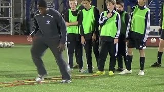 Ladder Ickey Shuffle Drill [upl. by Brass]