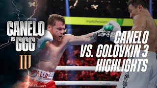 12 ROUND MASTERCLASS  Canelo Alvarez vs Gennadiy GGG Golovkin 3 Fight Highlights [upl. by Nonnahsed]