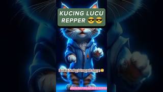 KUCING REPPER 😎😎‼️shorts funny hiburan [upl. by Namurt]