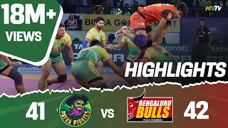 Pro Kabaddi 2018 Highlights  Patna Pirates vs Bengaluru Bulls  Pawan Sehrawat 14 Raid Points [upl. by Stephi]