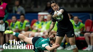 Ireland stun world champions New Zealand in WXV1 match [upl. by Ailefo550]