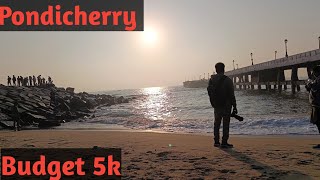 Pondicherry best places to visit😍 budget under 5kbeach french colonytamlnadu lo Telugu couples [upl. by Olivia]