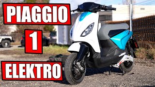 PIAGGIO 1 ELEKTRO ROLLER IM TEST [upl. by Jake]