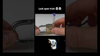 Trick to open a lock magic viralvideo viralshort science [upl. by Nosrac]