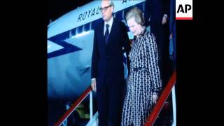 UPITN 28 6 79 PRIME MINISTER THATCHER MEETS KOSYGIN EN ROUTE TO TOKYO SUMMIT [upl. by Cirdes]