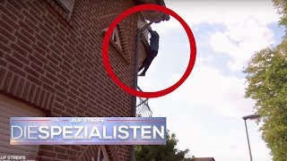 Rettung vom Balkon Ein Sprungkissen rettet sein Leben  Auf Streife  SAT1 TV [upl. by Papageno]