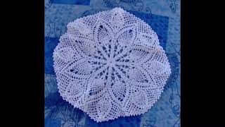 Napperons au crochet et tricot napperon crochet tricot crochetdesign faitmain [upl. by Dugan]