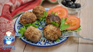 KEFTEDES  Boulettes de viande grecques  Cuisine à la grecque [upl. by Tteirrah925]