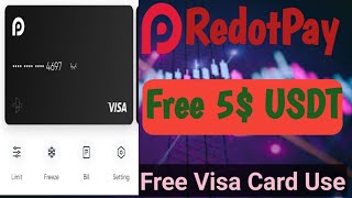 How To Create Redotpay Account  Free Use Visa Card  IT Earning [upl. by Lancey585]