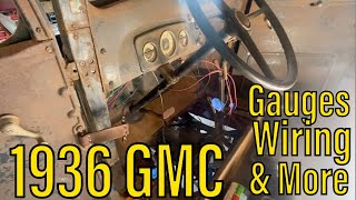 1936 GMC LS Swap Truck Build Gauges Wiring amp More [upl. by Johnny]