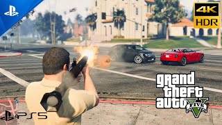 “GTA 5 on PS5  NextGen Graphics and Insane Action” gta ps5 [upl. by Anaerol]