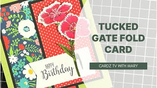 EASY TUCKED GATEFOLD CARD  FUN FOLD CARD SERIES [upl. by Airamanna]