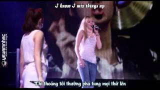 LyricVietsub YANST Nobodys Perfect  Miley Cyrus The Best of Both Worlds [upl. by Goody]