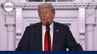 Donald Trump’s full speech at the RNC [upl. by Etirugram]