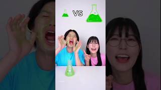 big chemical vs small chemical Eating Challenge shorts humanitychallenge viral foodchallenge [upl. by Idola]