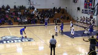 PG County Boys Middle School Basketball Championship 201415 Tasker vs Madison 11015 [upl. by Idalla]