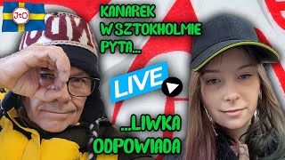 ⚠️KANAREK w SZTOKHOLMIE PYTA  LIWKA ODPOWIADA  Liwka i Jacek  LIVE 🔴 [upl. by Nilatak624]