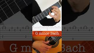 G minor Bach BachLuo Ni Arrangement for Guitar [upl. by Ettenil]