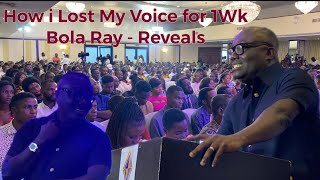 Sàd Bola Ray Reveals How he Lost his voice for one week after a surgery He revealed  shine summit [upl. by Savinirs]